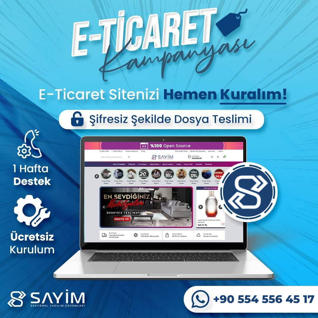 NeoDizayN v3 E-Ticaret Yazılımı
